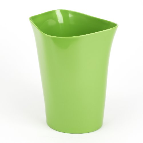 Umbra Orvino Melamine Waste Can, Bright Green