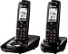 Panasonic Dect 6.0 Black Cordless Phone with Answering Machine and ChoiceMail (KX-TG7432B)