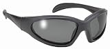 Chopper Black Sport Sunglasses Polarized Grey Lens with Padded Frame