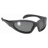 Chopper Black Sport Sunglasses Polarized Grey Lens with Padded Frame