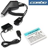 Bargaincell- 3 Pieces Value Combo Of Sanyo SCP-6600 Katana Standard Lithium-Ion Battery + Vehicle Power Charger with IC Chip + Home / Wall/ Travel Ac Battery Charger