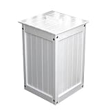 Prairie Leisure Design 91-004 Waste Receptacle - Satin White