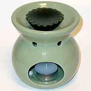 Potpourri Tart Burner - Light Green