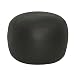 Leather Luxe Bean Bag  Bigfoot Footstool, Black