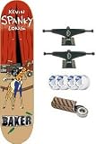 Baker Long Animal House Skateboard - 8.19 w/Mini Logo Wheels