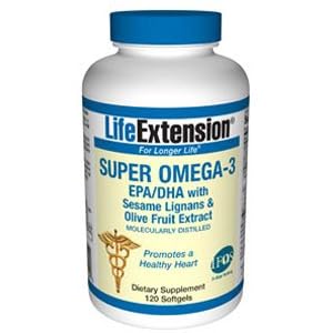 Life Extension - Super Omega-3 EPA/DHA W/Sesame Lignans & Olive Fruit Extract 120 Softgels picture Life Extension - Super Omega-3 EPA/DHA W/Sesame Lignans & Olive Fruit Extract 120 Softgels picture