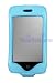 HHI iPhone Deluxe Leather Case With Belt Clip - Blue