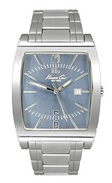 31oiES6d%2BWL Kenneth Cole New York Mens Classic SilverTone Bracelet