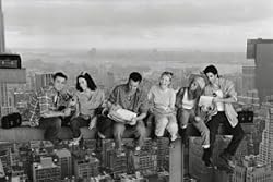 FRIENDS LUNCH OVER NEW YORK CITY POSTER (Size 24"x36")