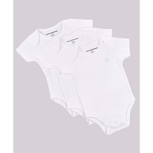 Rocawear Boys Lap Collar Bodysuits Set of 3 (Sizes 0M - 9M)