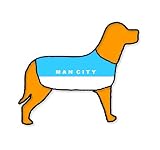 Manchester City Personalised Waterproof Dog Coat Size XS (10 25cm)