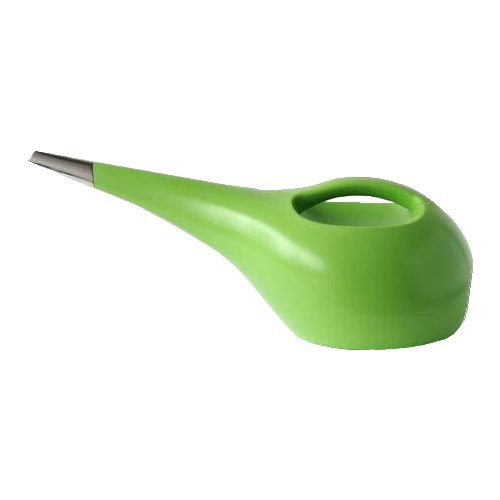 Alessi ADUL04 GR Kiwi, Gie&szlig;kanne aus thermoplastischem Harz, gr&uuml;n mit T&uuml;lle aus Edelstahl 18/10