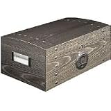 Silver Studded Chest. Comes with Digital Analog hygrometer. 120
cigars.