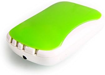 Maeline® 6000mah Ultra Compact Portable Backup External Battery Charger Power Bank with built-in Micro-USB Cable for iPhone 5S 5C 5 4S (Apple adapters not included),iPad mini,Samsung Galaxy S5, S4, S3, Note 3, Galaxy Tab 3, 2, Nexus 4, 5, 7, 10, HTC One, One 2(M8), Moto X, G, LG, Other Smartphones and Tablets. (green)