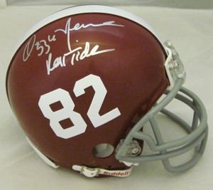 Ozzie Newsome Autographed/Hand Signed Alabama Crimson Tide Mini Helmet