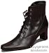 Adult Women's Black Granny Boots (Size:Large 9-10)