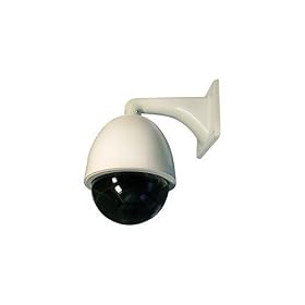 Security Labs Weatherproof PTZ Dome Security Camera with 22x Zoom (Color)