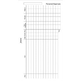 Filofax Pocket Expense Refill