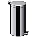 Premier Housewares 30 Litre Stainless Steel Bin with Plastic Inner Bin, Height 65 cm x Width 30 cm x Depth 36 cm