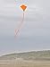 In the Breeze 2989 — Orange Diamond Kite, 30-inch, Easy-Flying Kite for Kids, Teens, Adults
