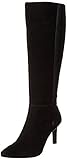 Bandolino Women's Ferver Suede Riding Boot,Black,10 M US