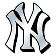 New York Yankees Silver Auto Emblem - Baseball Sports Merchandise