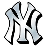 New York Yankees Silver Auto Emblem