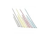 6in Nylon Cable Ties - Red 100pk