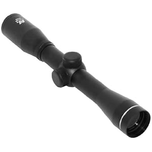 4X32 Pistol Scope/Blue Lens/Rings