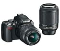 Nikon - D60 + AF-S DX VR NIKKOR 18-55 mm Lens and AF-S VR DX 55-200 mm Lens