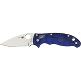 Spyderco Manix2 Translucent Blue FRCP CombinationEdge Knife