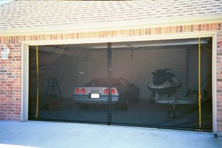 Secure-Screen Garage Screen