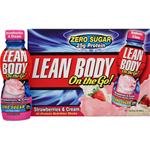 Labrada Nutrition Lean Body On the Go Ready to Drink, Strawberries & Cream, 14-Ounce Bottles (Pack of 12)