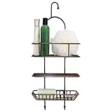 Brass Hanging Shower Caddy - Chrome Brass Hanging Shower Caddy - Chrome