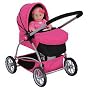Graco 5-in-1 Moderno Doll Carriage - Hot Pink & Black