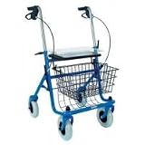 Traditional Steel Rollator, Blue