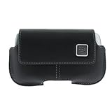 Blackberry OEM Leather Horizontal Holster with Standard Belt Clip for Black ....