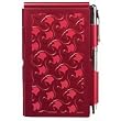 Wellspring Ruby Red Flip Notes Notepad w/Pen