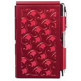 Wellspring Ruby Red Flip Notes Notepad w/Pen
