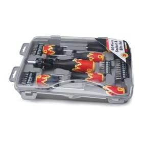 Roadpro 40-piece Ratcheting 5-POSITION Driver & Screwdriver Set With Bits and Case - Roadpro SST-078