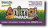 Nature's Plus - Animal Parade Chewable Grape, 90 chewable tablets