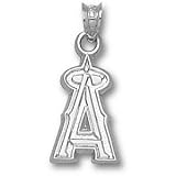 Los Angeles Angels Of Anaheim Sterling Silver Team Logo Pendant By Logoart