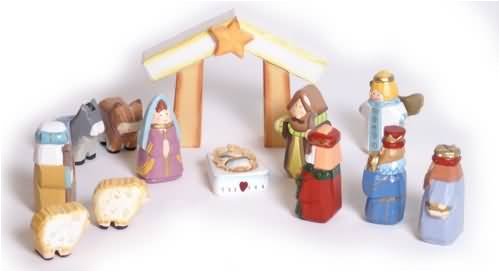 Childrens Toyshop  Toys : Bethlehem Crib Figures