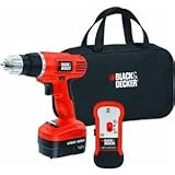 Black & Decker GCO12SFB 12-Volt Ni-Cad 3/8-Inch Cordless Drill/Driver with Storage Bag and Stud Sensor