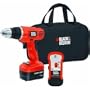 Black & Decker GCO12SFB 12-Volt Ni-Cad 3/8-Inch Cordless Drill/Driver with Storage Bag and Stud Sensor