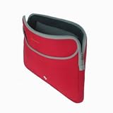 Singpeak 16-17 Laptop Sleeve Case W/external Accessory Pocket -Red