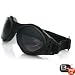 Bobster Bugeye 2 Goggle, Interchangeable, 3 Lenses, Black