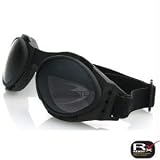 Bobster Bugeye 2 Goggle, Interchangeable, 3 Lenses, Black