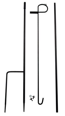 3-Piece Large Garden Flag Pole 88.58in x 39.37in