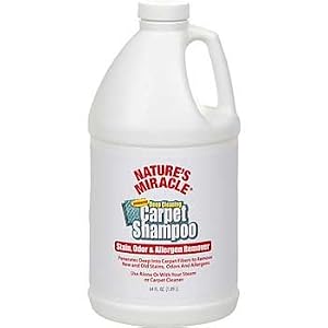 Nature's Miracle Deep Cleaning Carpet Shampoo 64oz (1/2 Gallon)